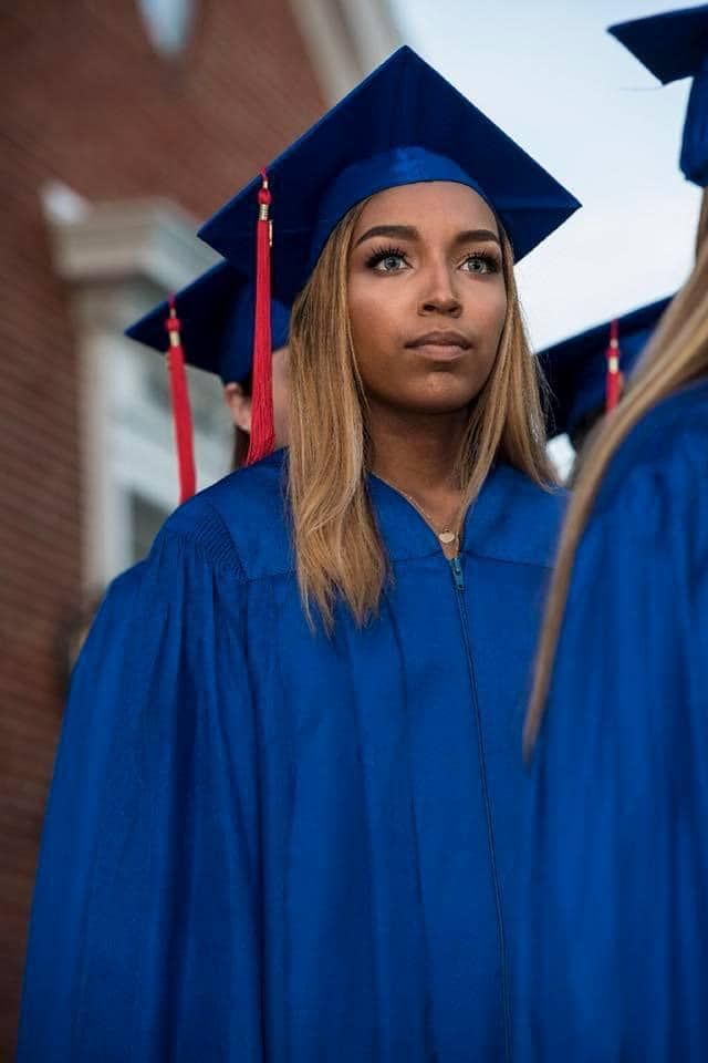 Arielle Nash at Pembroke Hill High School graduation