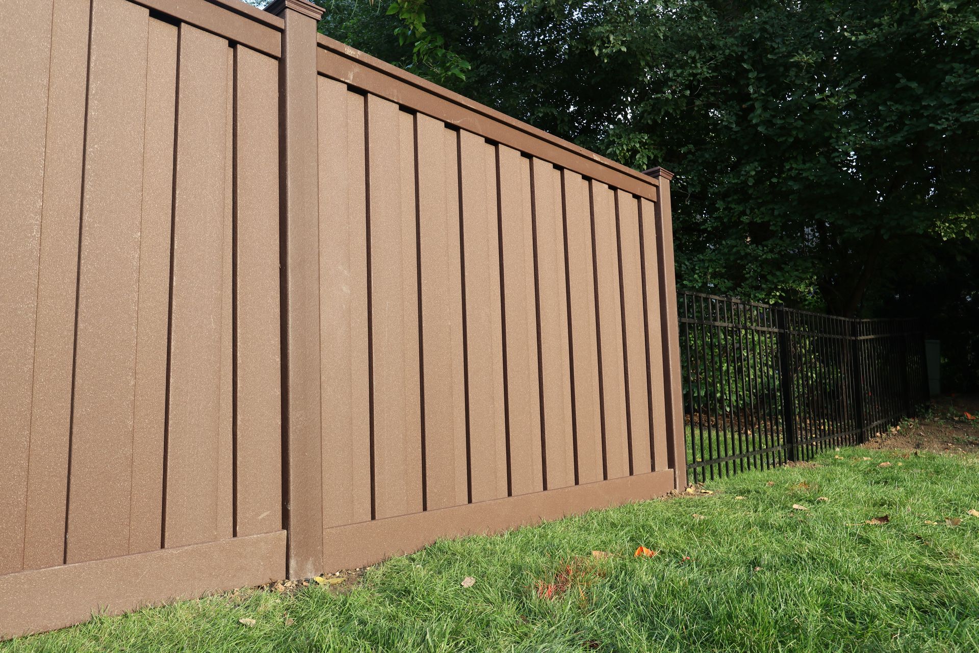 Composite Fence Installation, Illinois Fencing