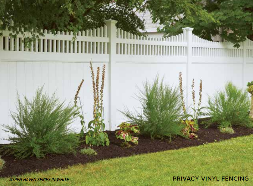Vinyl Fence Installation, Illinois Fencing
