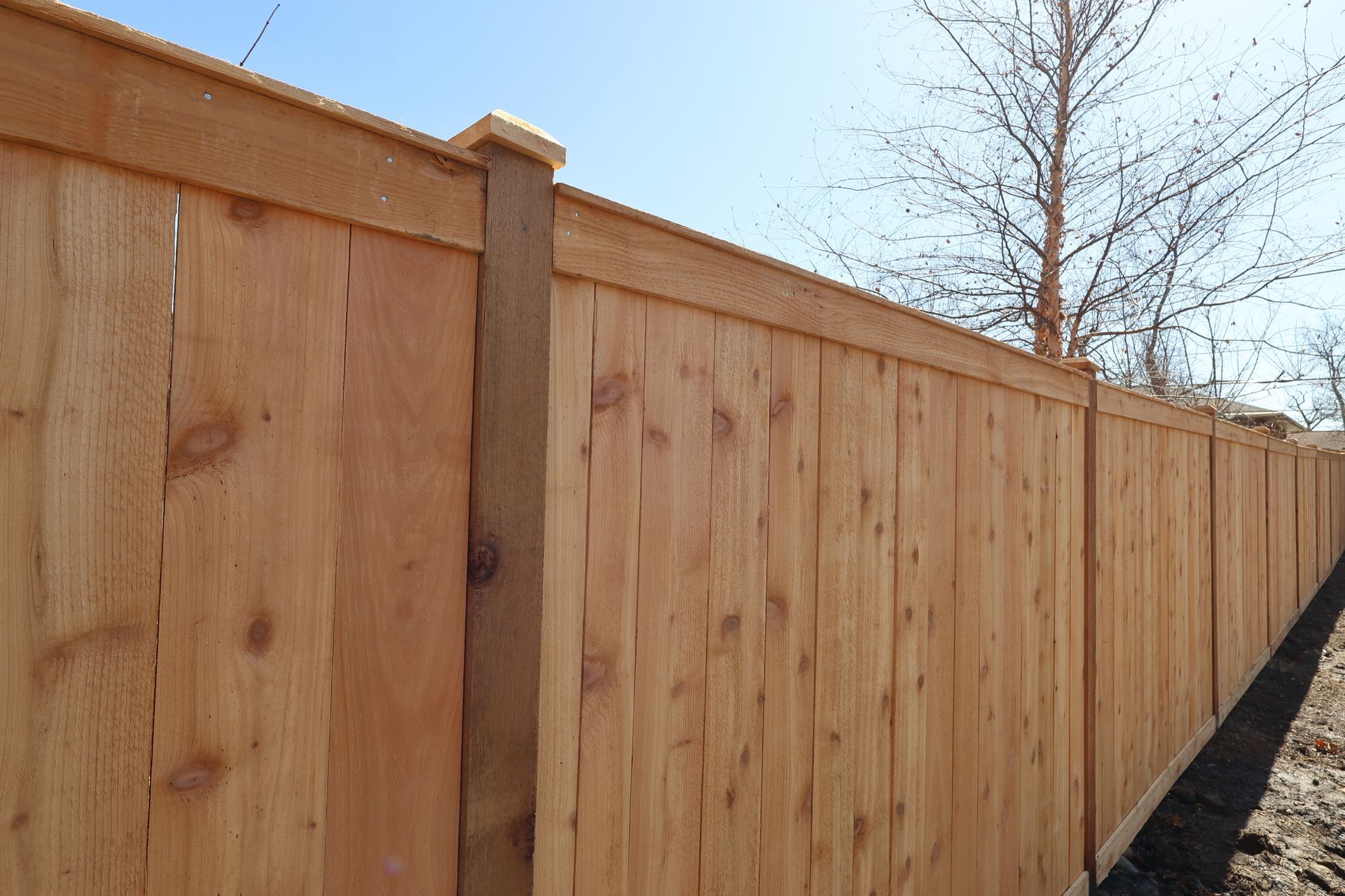 cedar fence installation Illinois