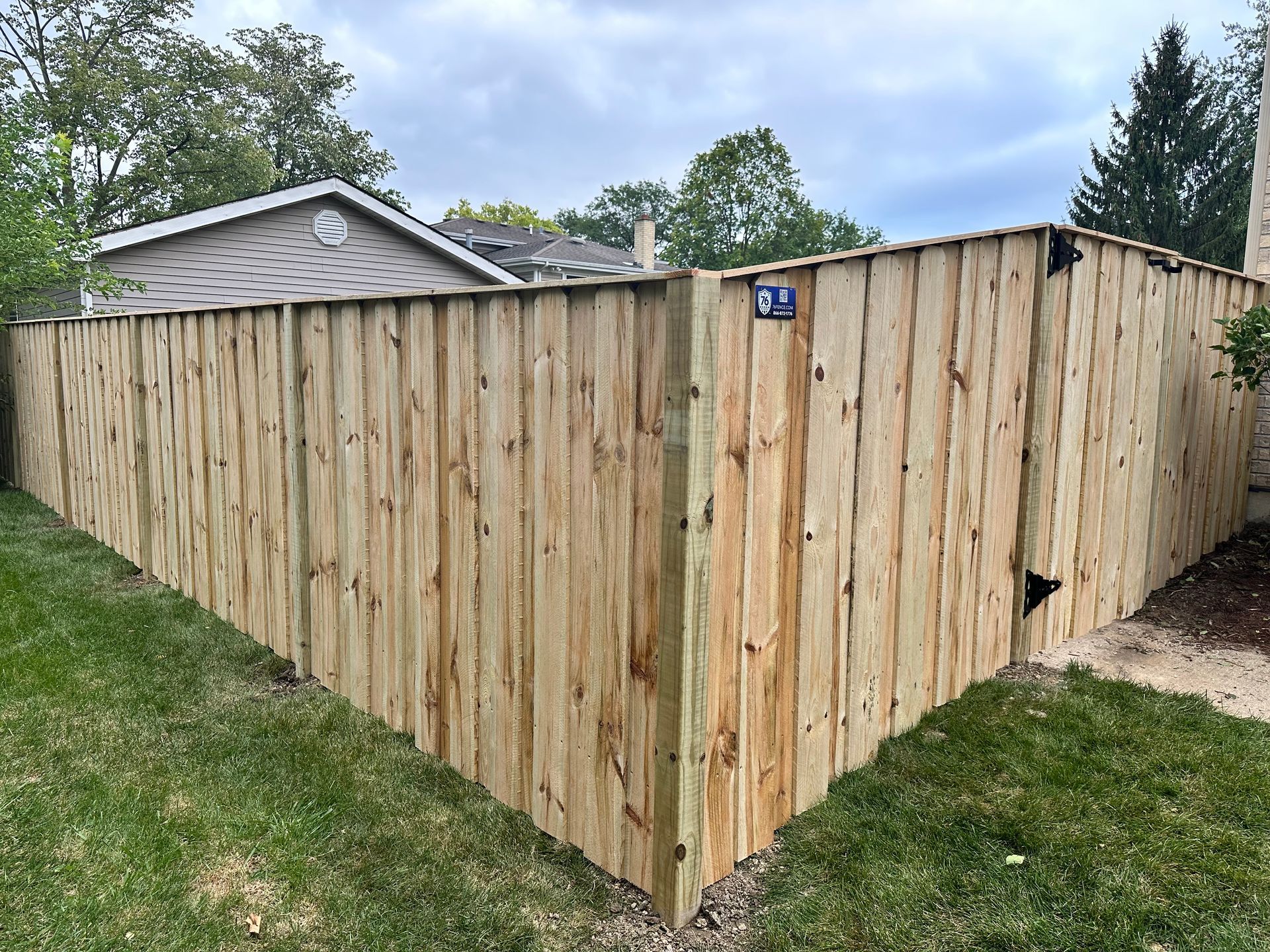 wood fence installation Illinois