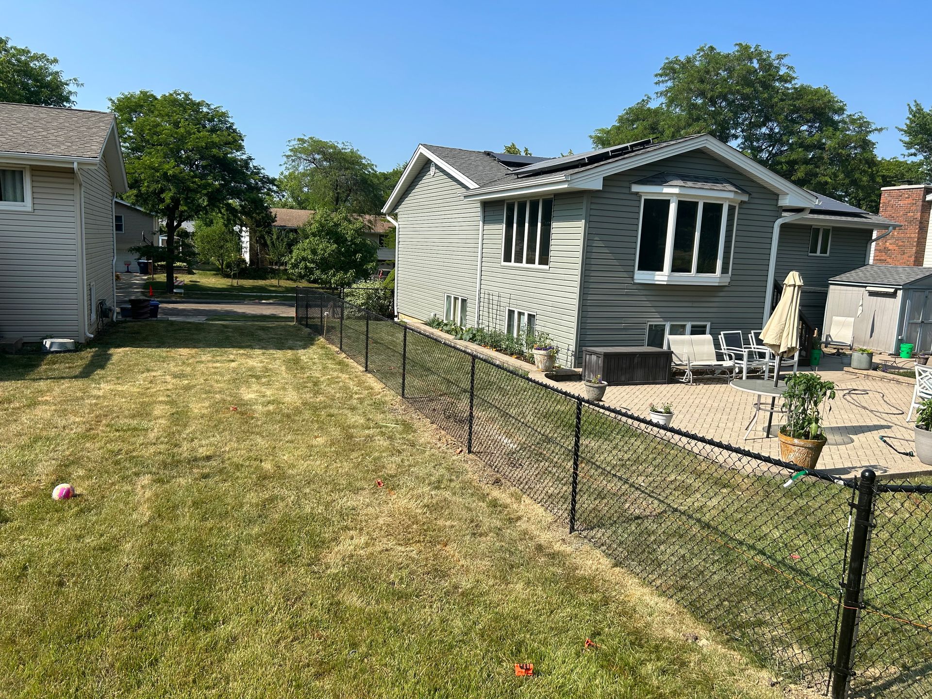 chain link fence installation Illinois
