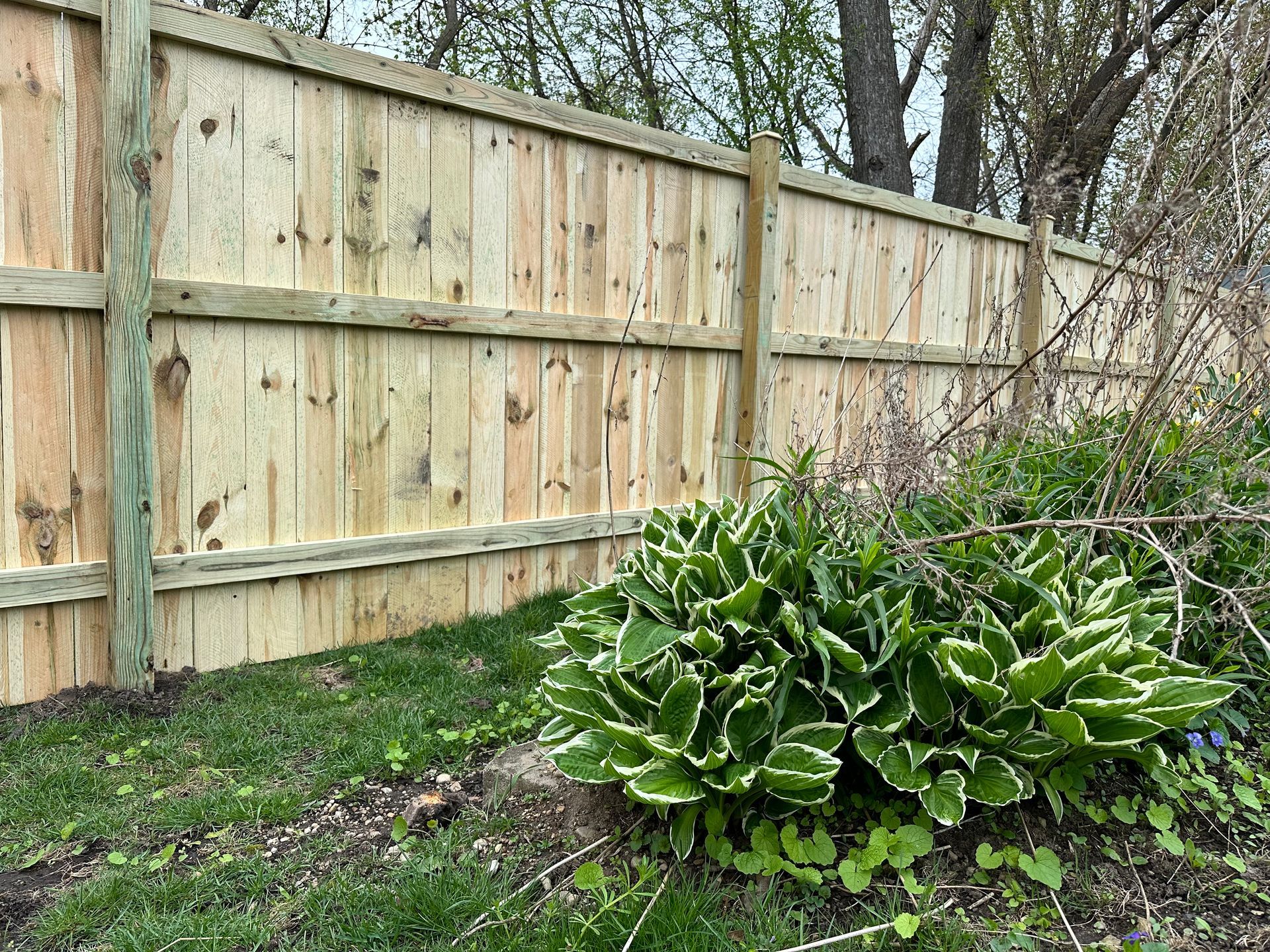 wood fence installation Illinois
