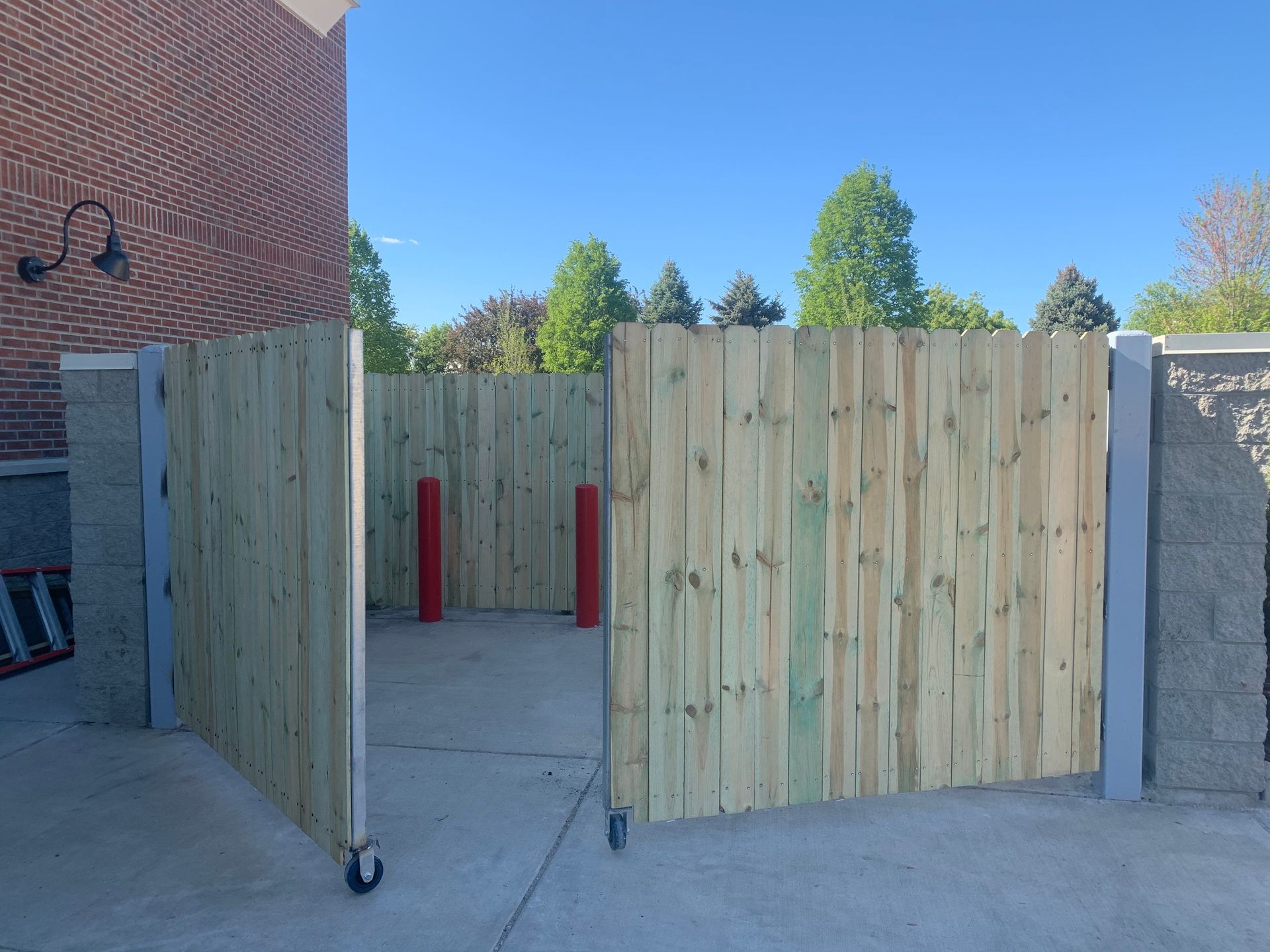 Commercial Dumpster Enclosure Installation Illinois