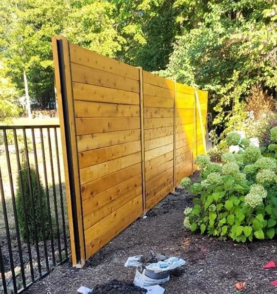 fence staining illinois