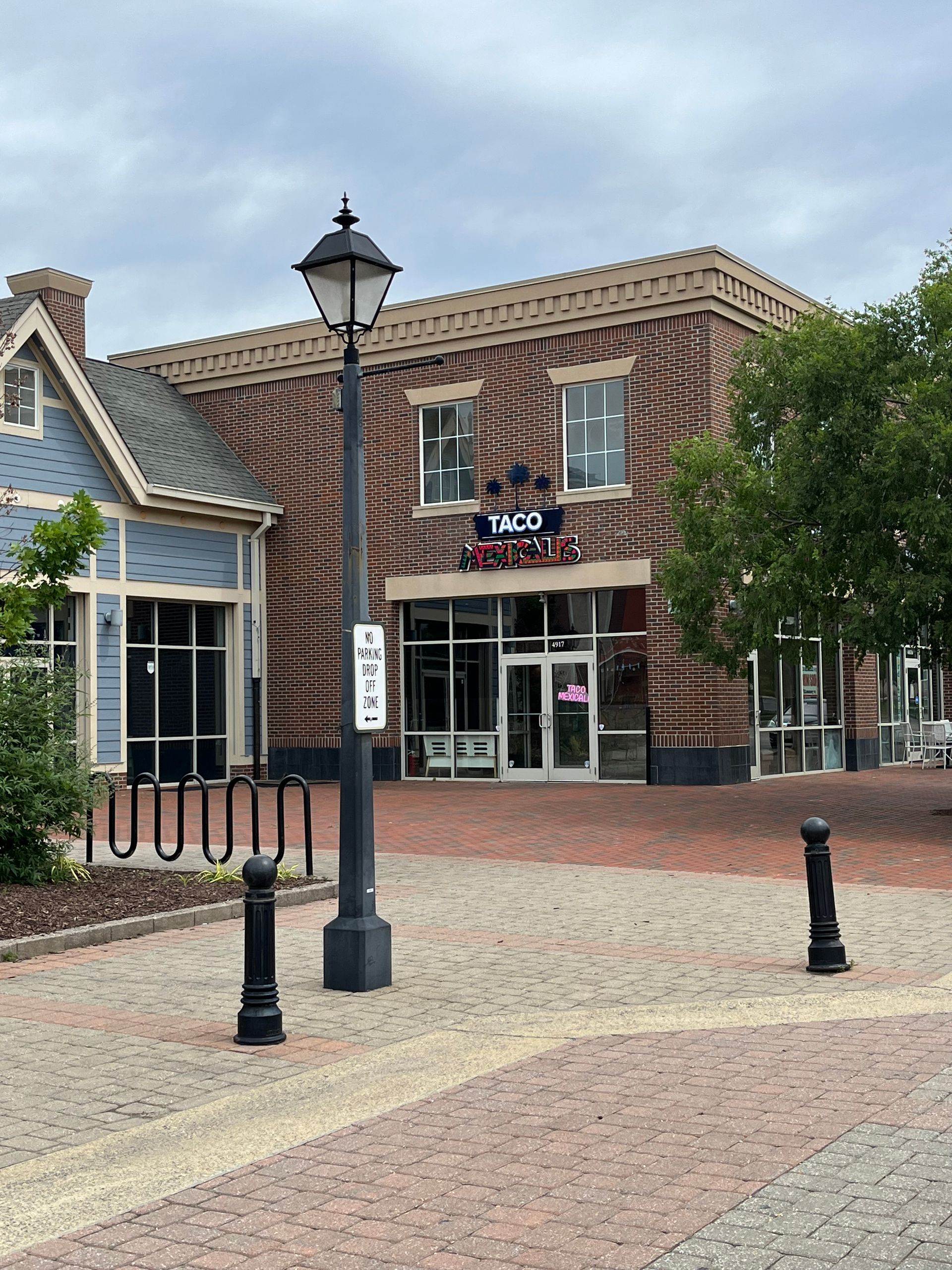 Building with brick exterior,