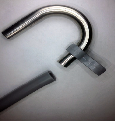 Nu-bird Curved metal hose end piece