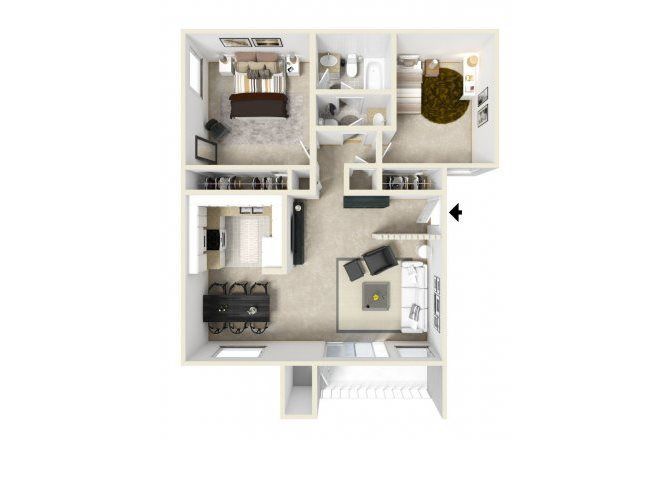 2 Bed | 1 Bath