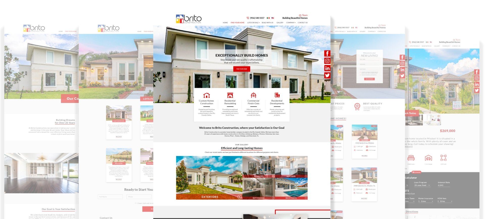 Antares Systems LLC | Brito Construction | Web Design and Development