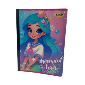 Portada del cuaderno con dibujo de un gato naranja y la inscripción