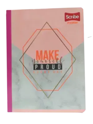 Cuaderno con texto