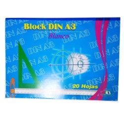 Bloc de papel azul
