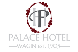 Palace Hotel logo: initials