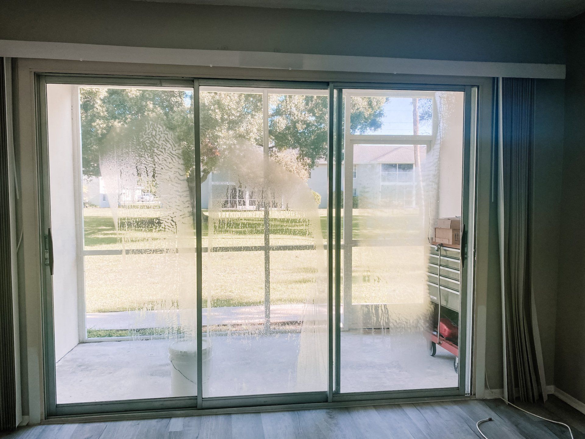 glass doors