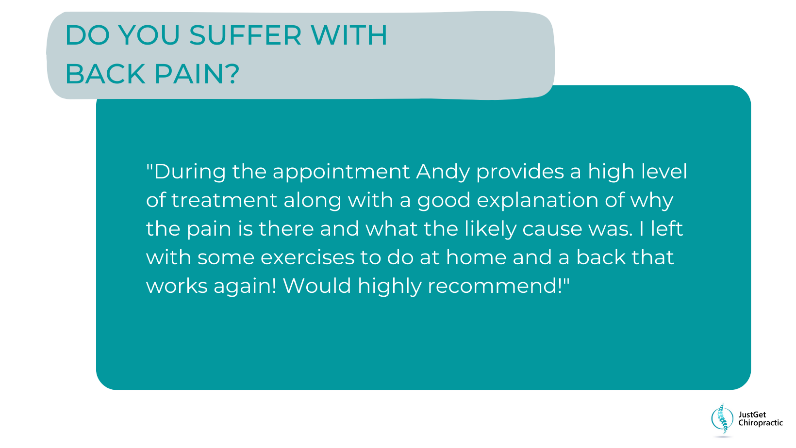 JustGet Chiropractic | Chiropractor | Abingdon | Lower Back Pain