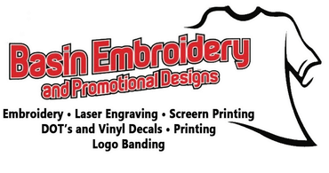 Basin Embroidery and Promotional Designs logo