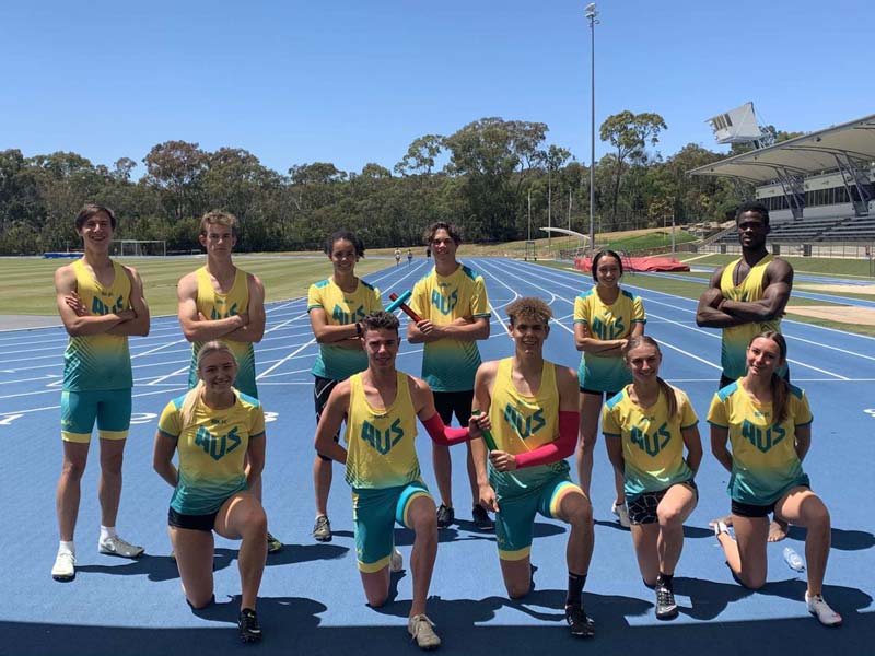 team photo track