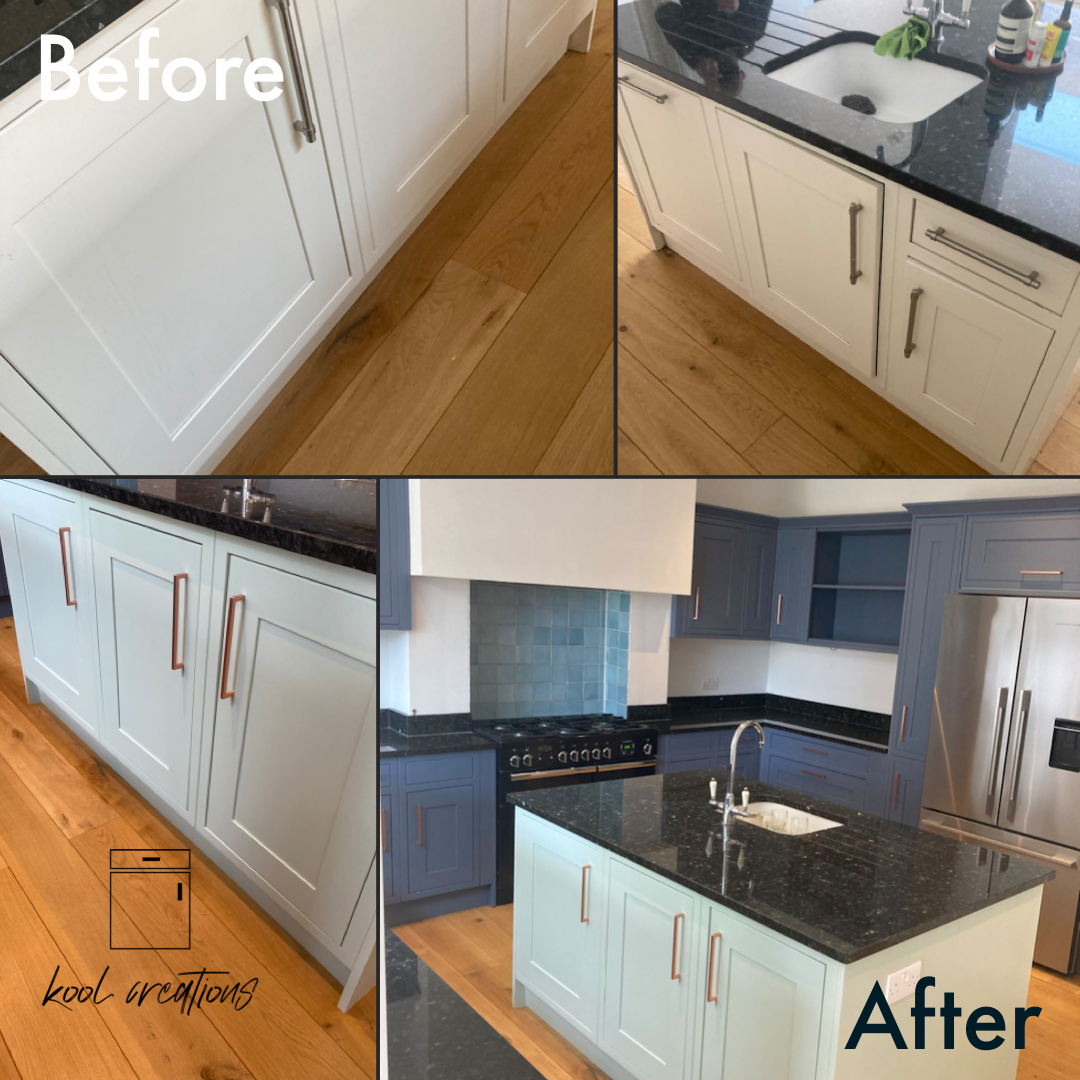 How To Paint Kitchen To Recreate a Factory Finish