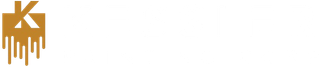 A gold-colored logo featuring the letter 