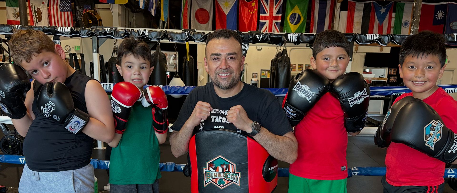 Coach cesar and rumble city boxing gym