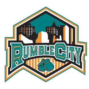 Rumble City A logo for a boxing team called rumble city