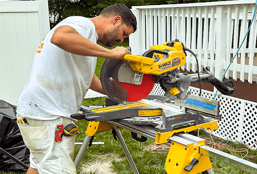 Carpenter Man Working And Curving Wood — Summit, NJ — Jerry's Painting