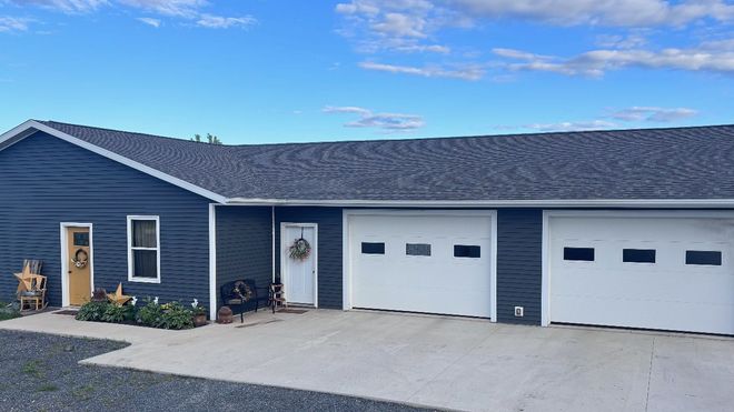 Newly completed residential roof installation by Draeger Roofing
