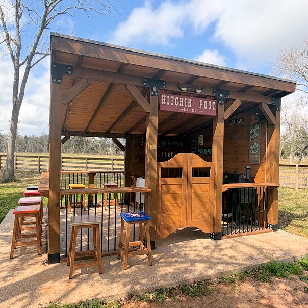 Outdoor kitchen and bar