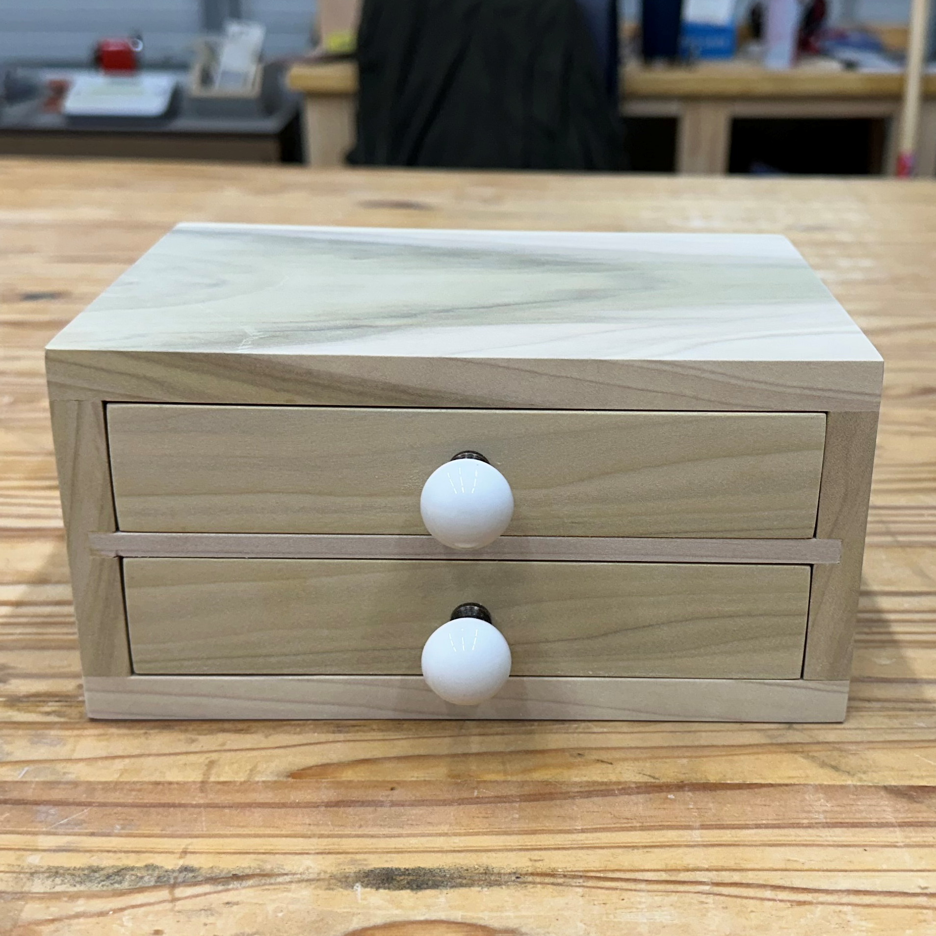 Poplar Wood Jewelry Box