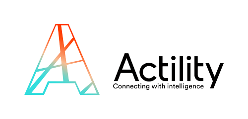 Logo for Actility: A stylized 