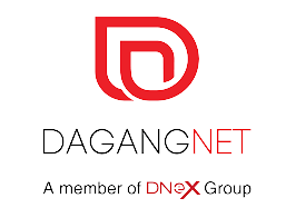 Red and white DAGANGNET logo; a member of DNeX Group.