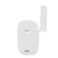 White Kerlink LoRaWAN gateway with an antenna.