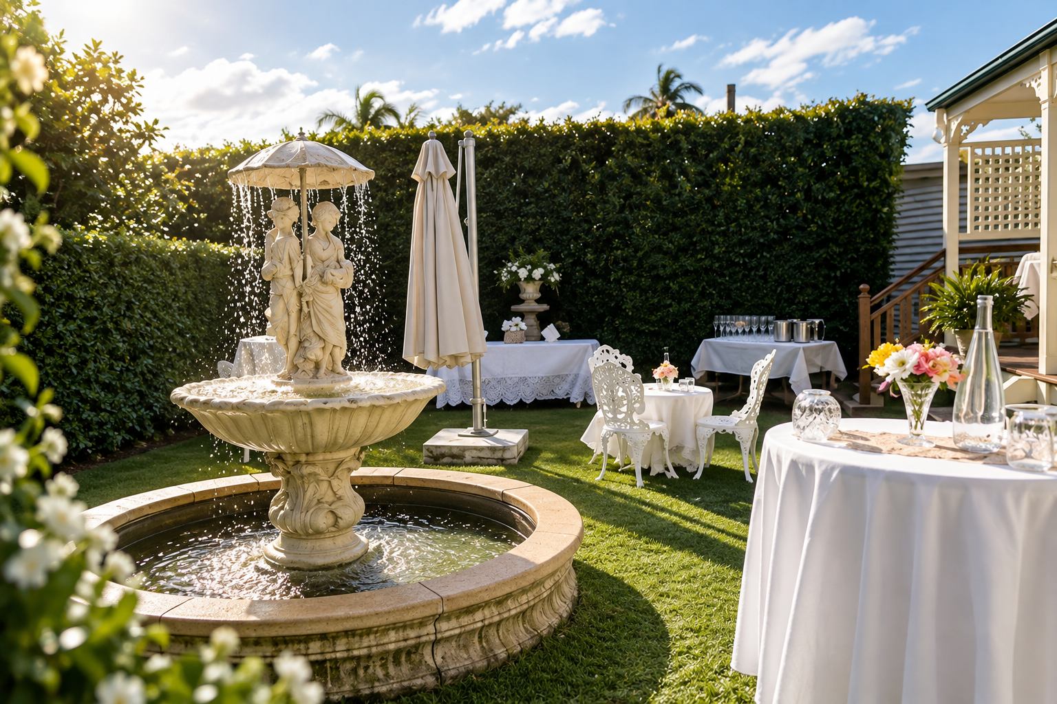 Fountain Courtyard Package