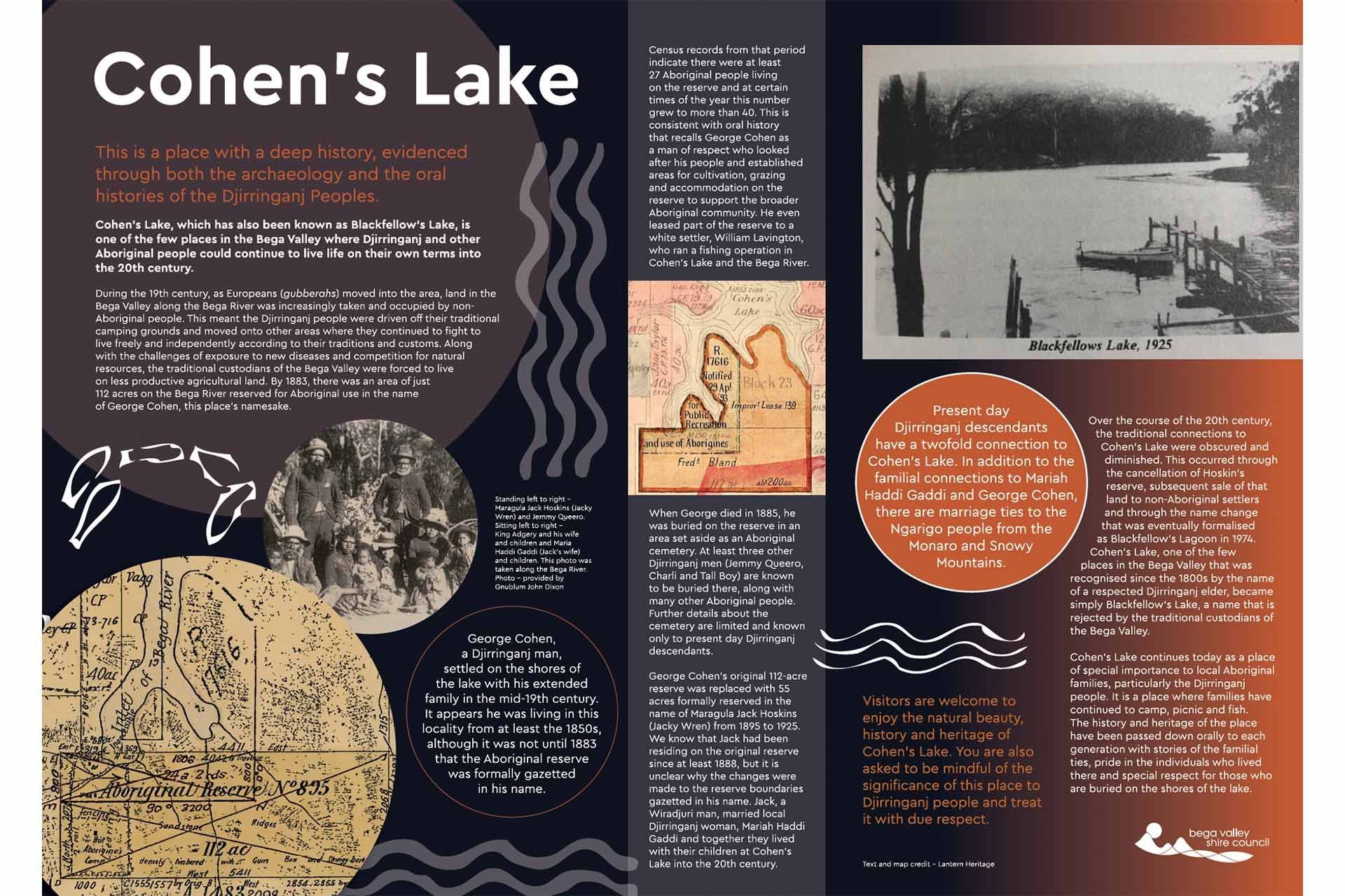 Cohens Lake - Interpretive Signage Project - The Destination Agency