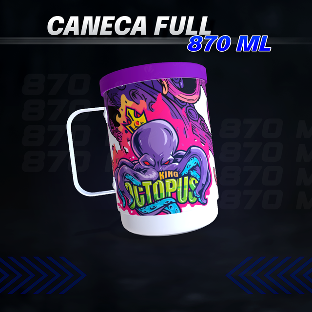 Saiba mais sobre nossa caneca de aluminio 870 ml Full