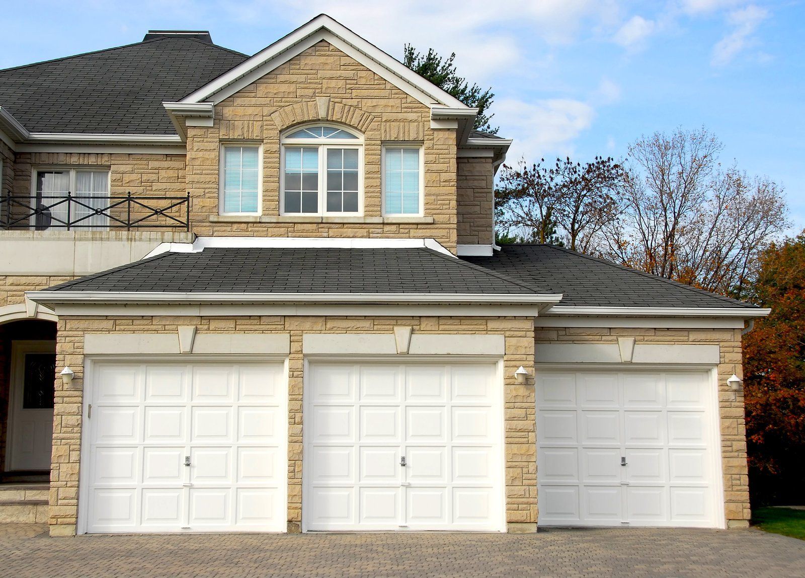 big house with driveway