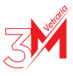 Logo rosso e bianco con una 