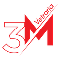 Logo rosso e bianco con una