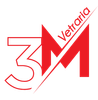 Logo rosso e bianco con una