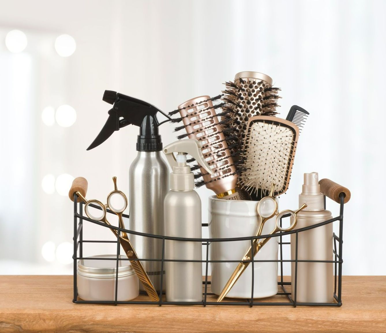 Hair Styling and Hair Cutting Tools Used in Hair Salons for creating beautiful hair techniques.