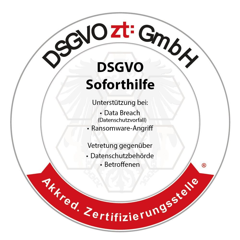 DSGVO Sofort-Hilfe