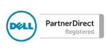 Dell PartnerDirect Registered logo representing strategic hardware and IT solutions partnership with BlueFlame Technology Solutions in King of Prussia, PA. Offering enterprise-grade servers, storage, and client systems.