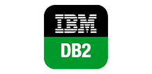 IBM DB2 logo showcasing enterprise-grade database support offered by BlueFlame Technology Solutions in King of Prussia, PA. Trusted DBA services for high-volume, mission-critical environments across diverse industries.