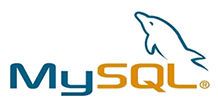 MySQL database logo featured to highlight scalable, open-source database services offered by BlueFlame Technology Solutions in King of Prussia, PA. Supporting businesses with performance tuning, backups, and 24/7 monitoring.