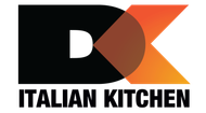 A black and orange logo for dantes coal fired kitchen