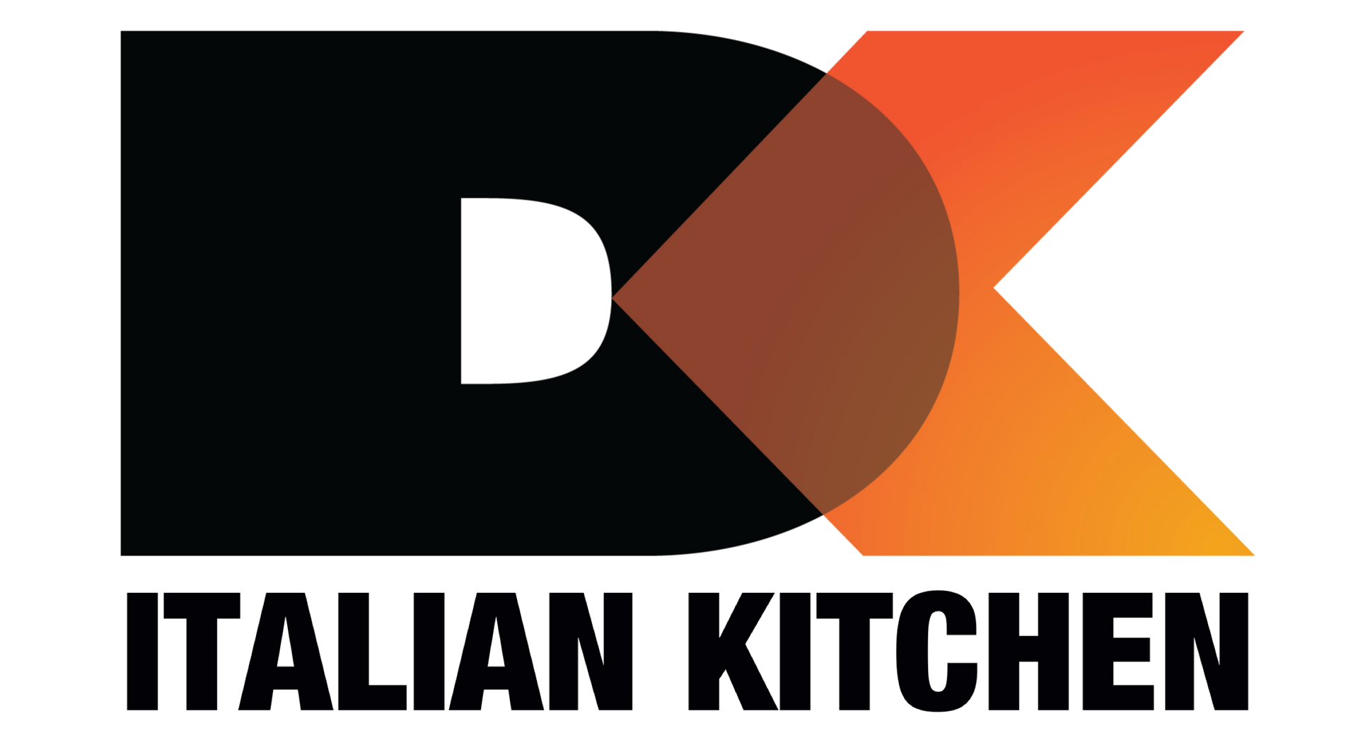 A black and orange logo for dantes coal fired kitchen