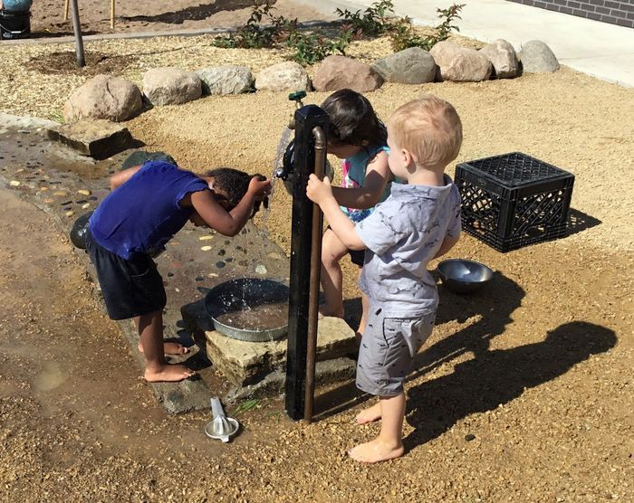 Playing with water
