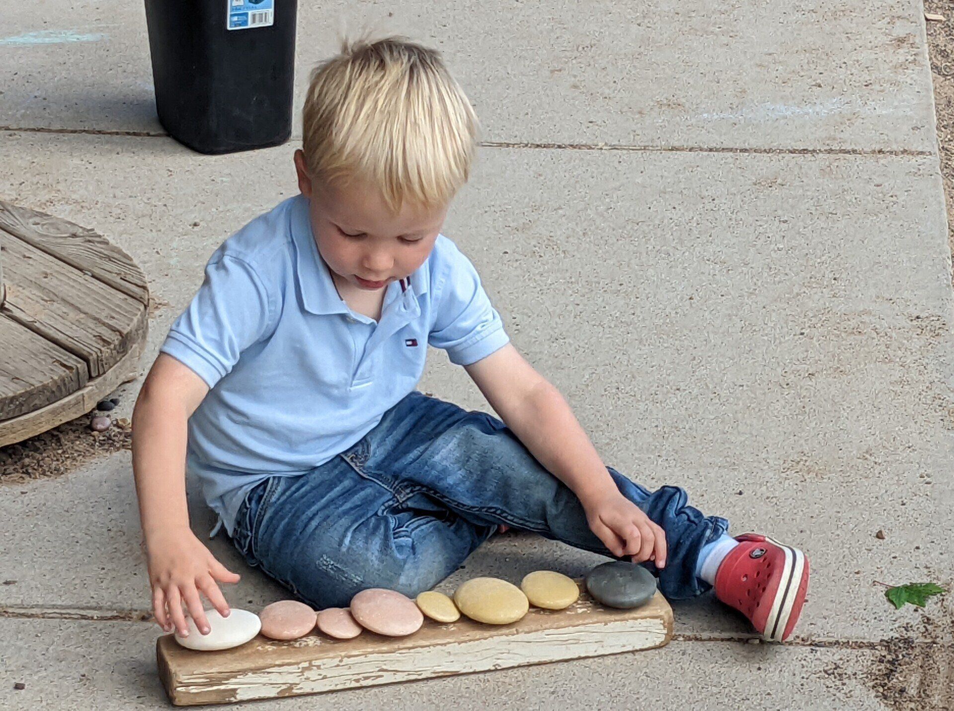 Playing with rocks