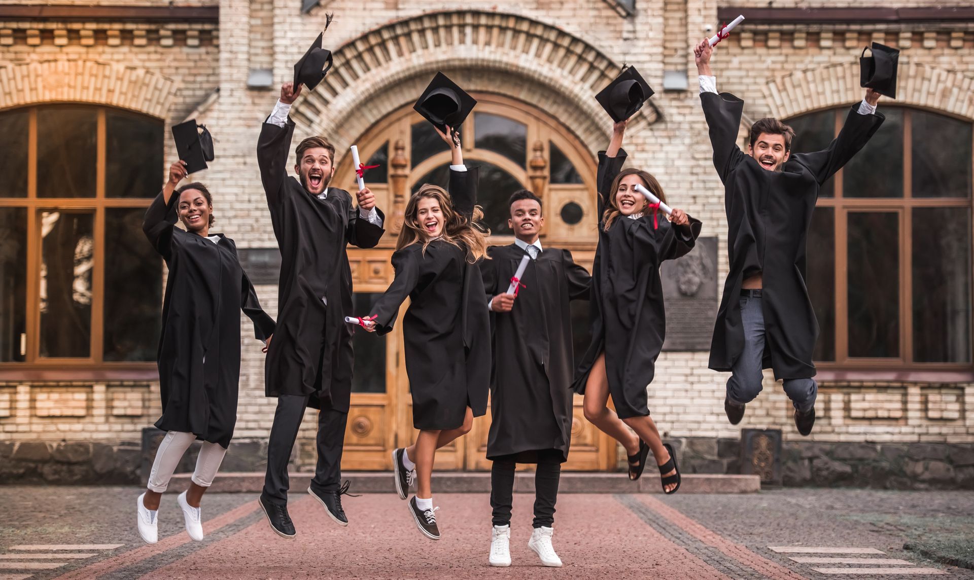 happy graduated students