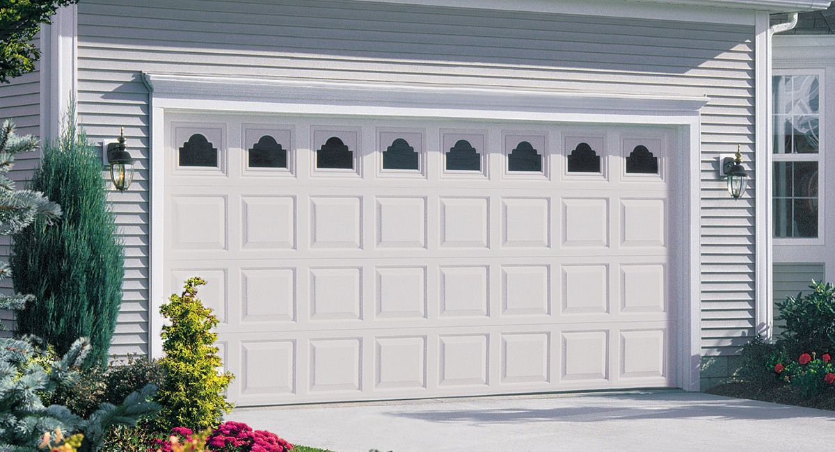 Colonial White Garage Door  - Springfield, Ma - Daniele Overhead Garage Door